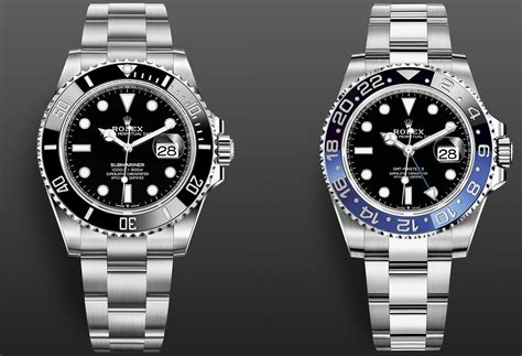 rolex submariner gmt master 2|Rolex gmt vs submariner models.